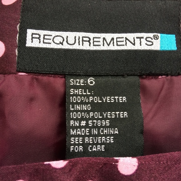 Purple polka dot skirt - Picture 3 of 4